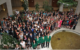 Group picture of youth attending NC Focus event