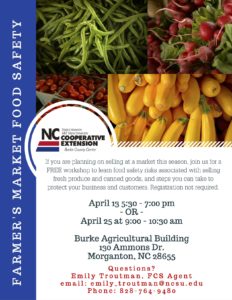 Cover photo for Farmer's Market Food Safety Workshop