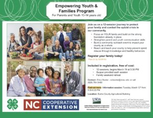 Cover photo for Empowering Youth & Families Program