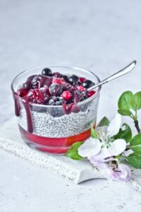 chia seed fruit cup