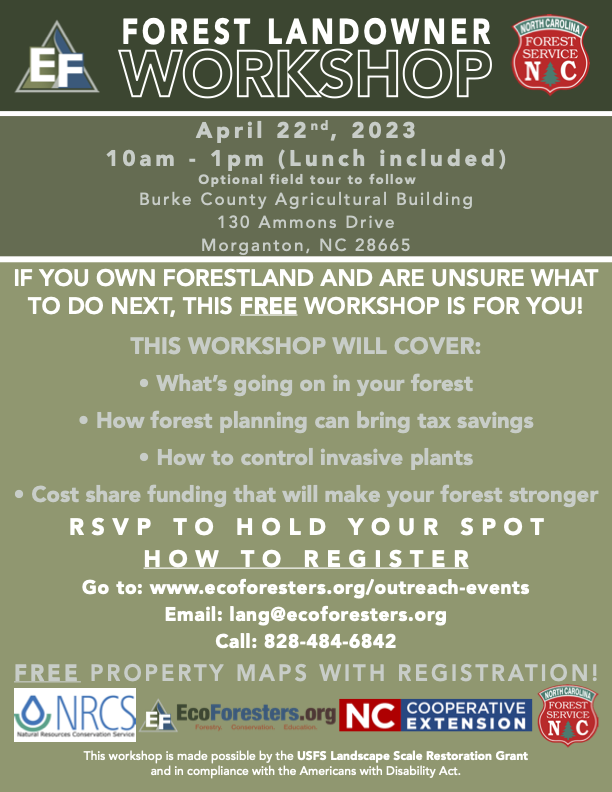 landowner workshop flyer