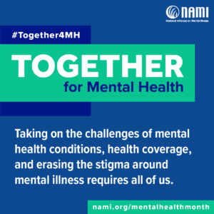 Together for mental health theme post
