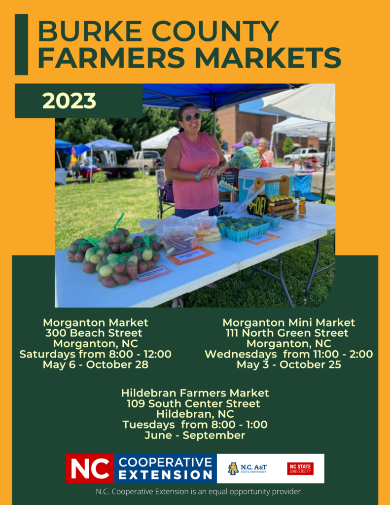 National Farmers Market Week N.C. Cooperative Extension