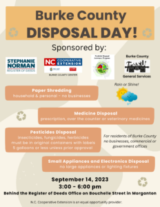 disposal day flyer